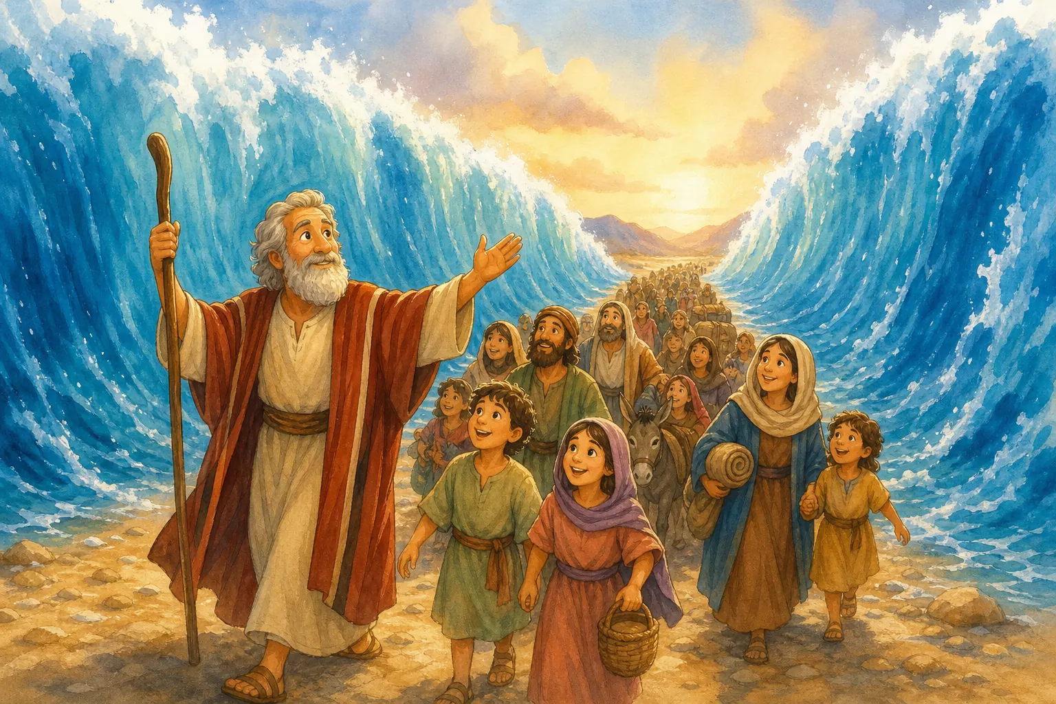O mar se abre